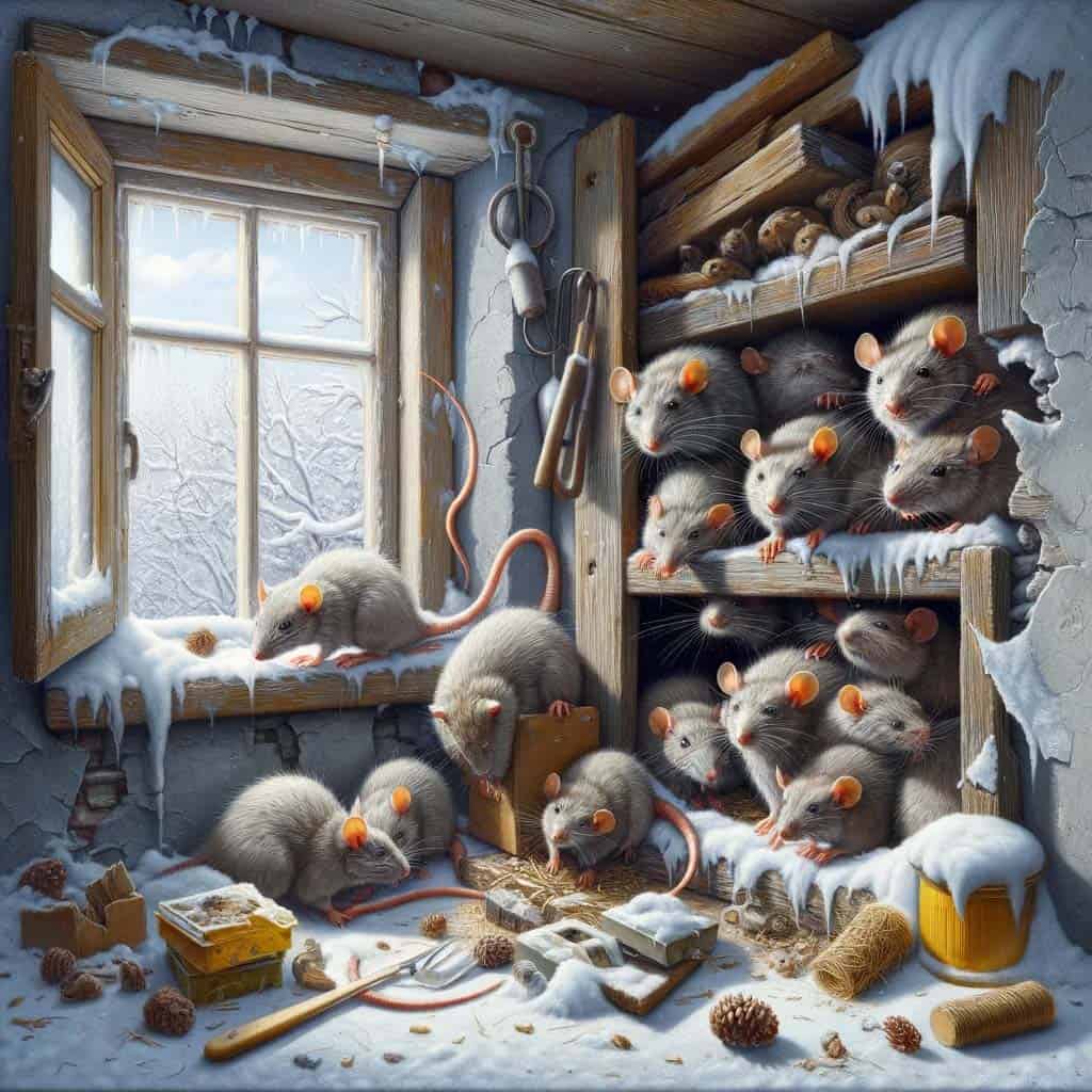 dealing with rats and mice in winter