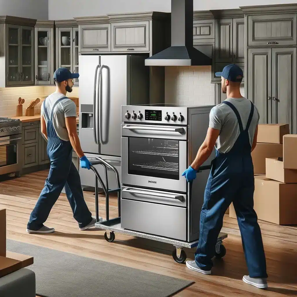 how to move an oven range