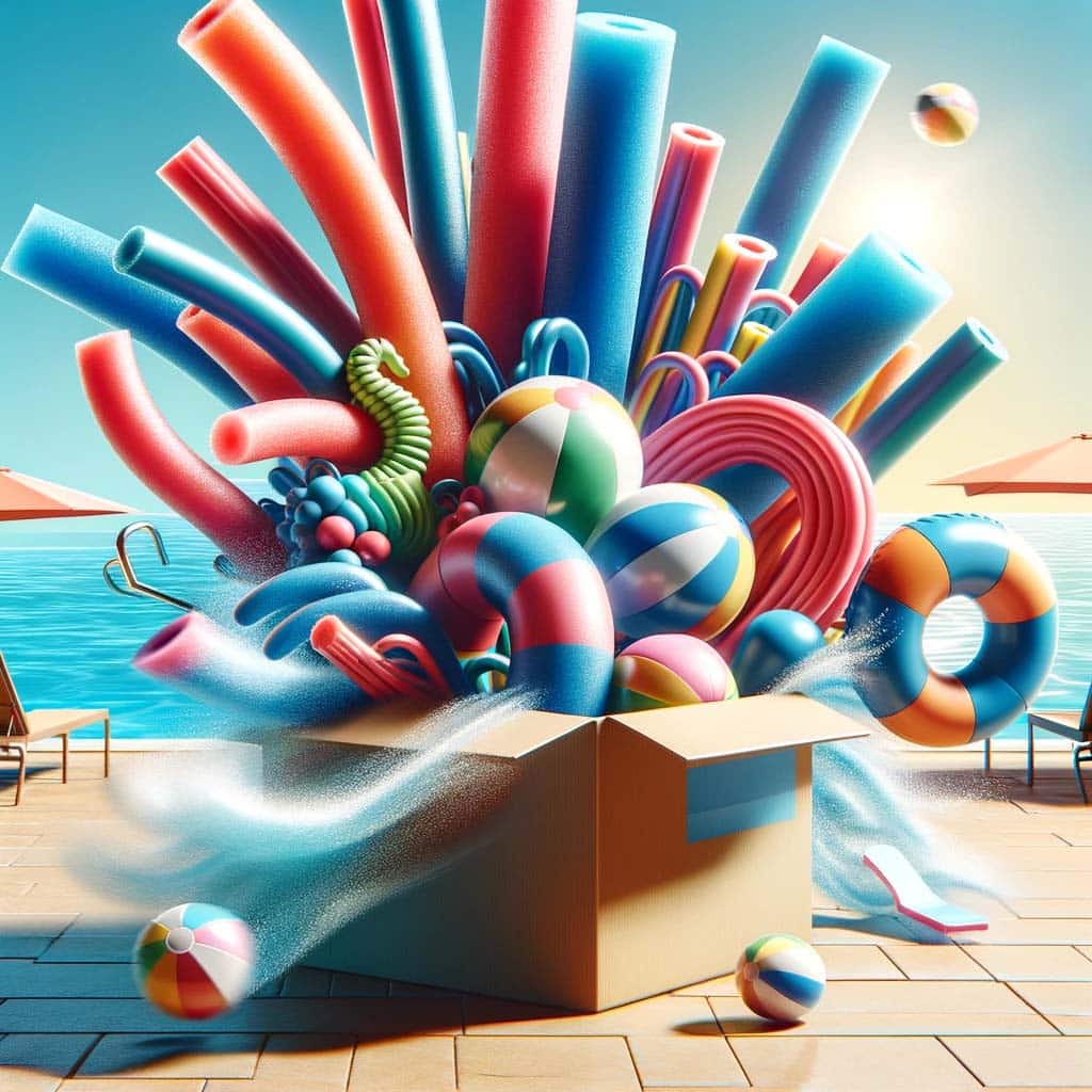 moving pool accessories