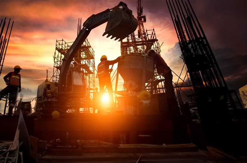 moving construction tools and heavy equipment